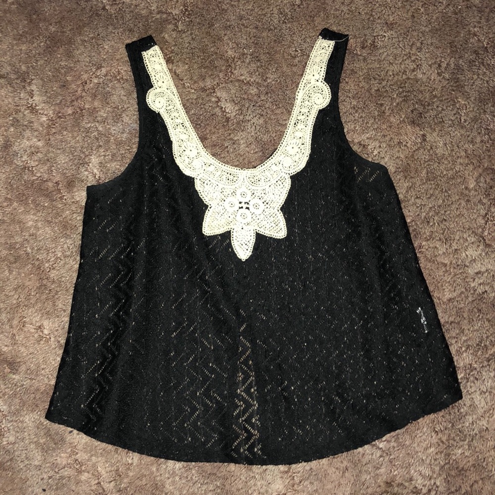 black tank top